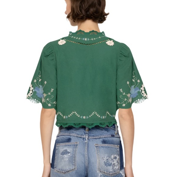 NWOT SEA New York Vesna Embroidered Top - Picture 2 of 7